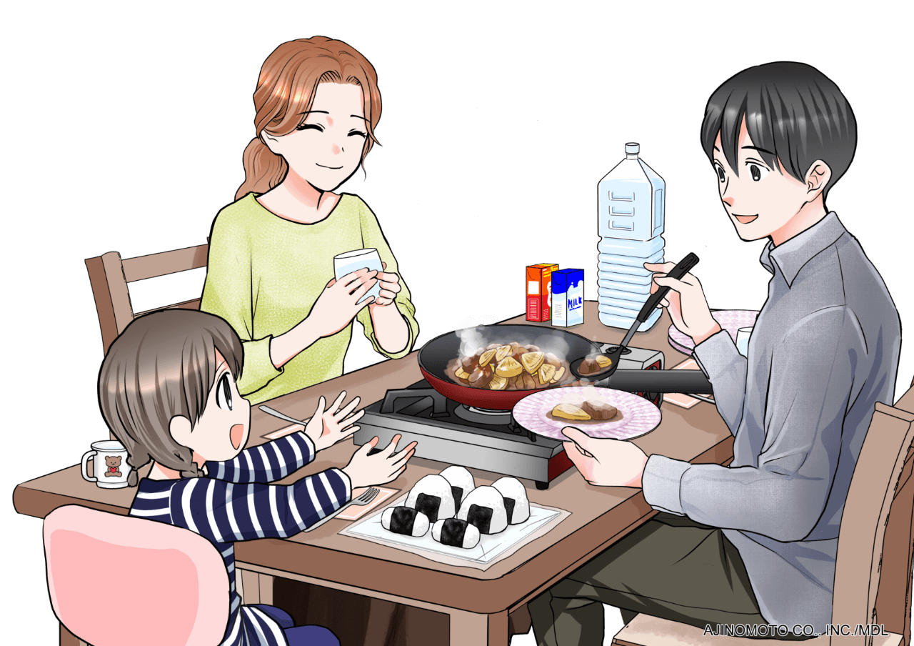 ローリングストック イメージイラスト AJINOMOTO.CO.,INC /MDL