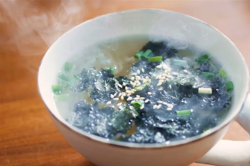 丸鶏海苔スープ
