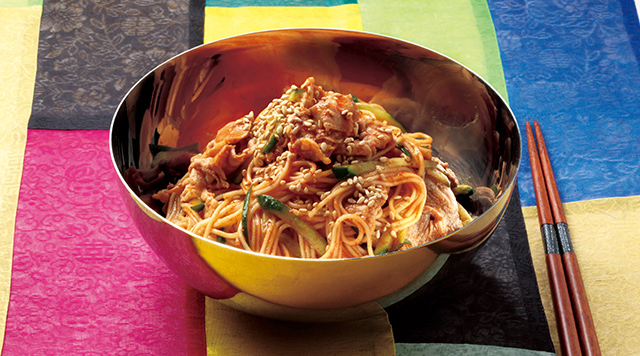 そうめんビビン麺