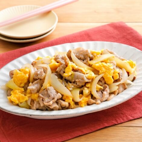 とろたま豚のしょうが焼き