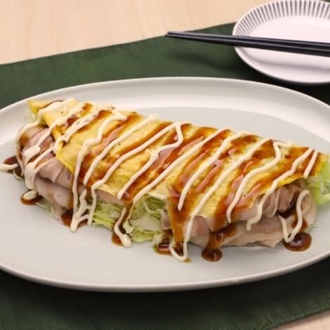 レンジでできる！とん平焼き