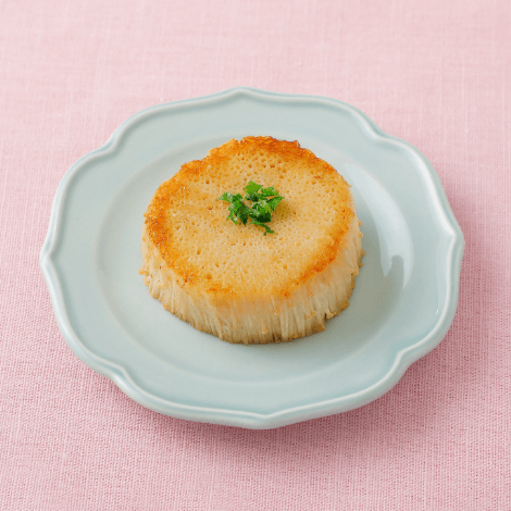 えのきの根元でガリバタステーキ