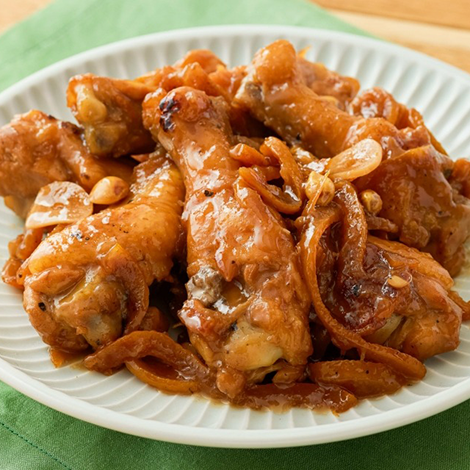 丸ごとゆずの照り焼きチキン