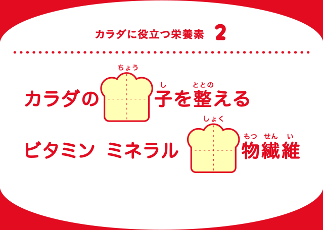 カラダに役立つ栄養素2