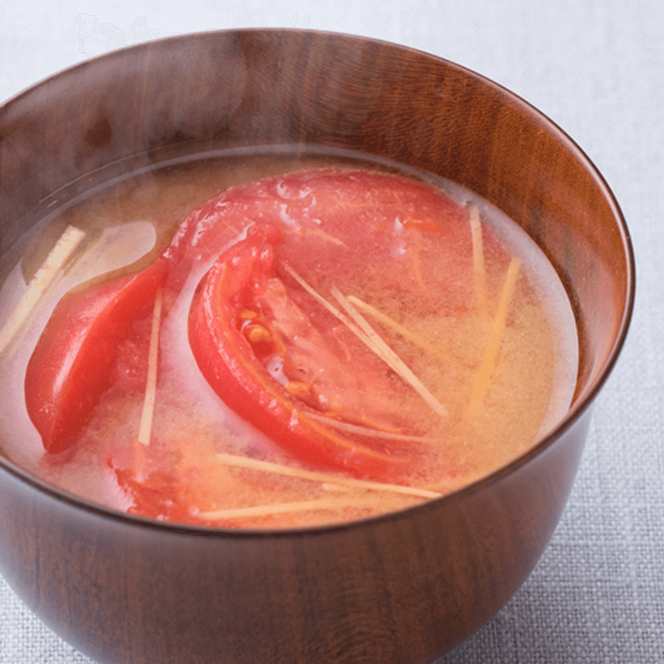 トマトと生姜のみそ汁(味噌汁)