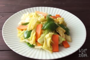 香味ペーストだけ！絶品野菜炒め