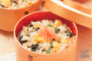 小松菜の混ぜご飯