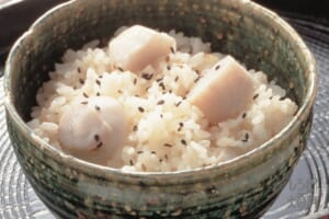 里いもの炊き込みご飯