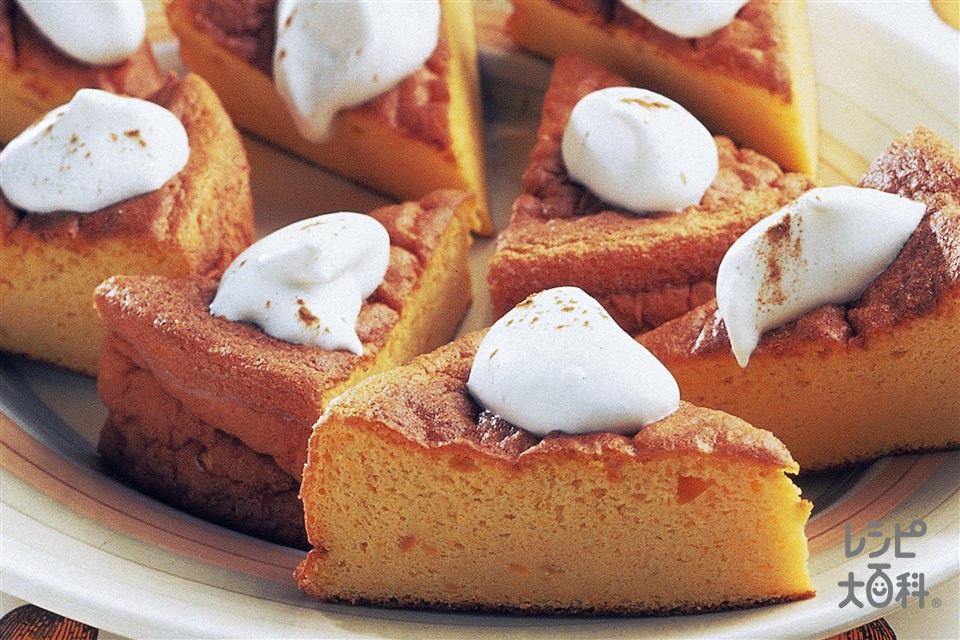 かぼちゃのケーキのレシピ 作り方 味の素パーク の料理 レシピサイト レシピ大百科 かぼちゃや卵白を使った料理
