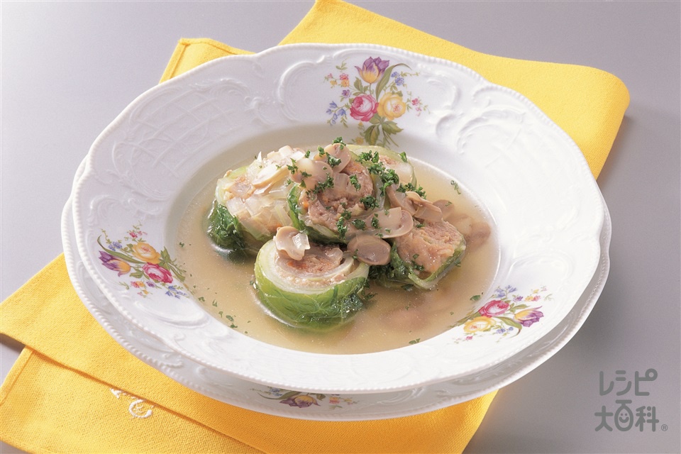 白菜ロール(白菜+豚ひき肉を使ったレシピ)