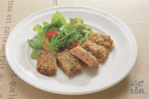 シュニッツェル風(牛肉のハーブ風味カツレツ)