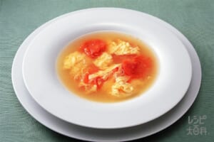 トマトのかき卵スープ
