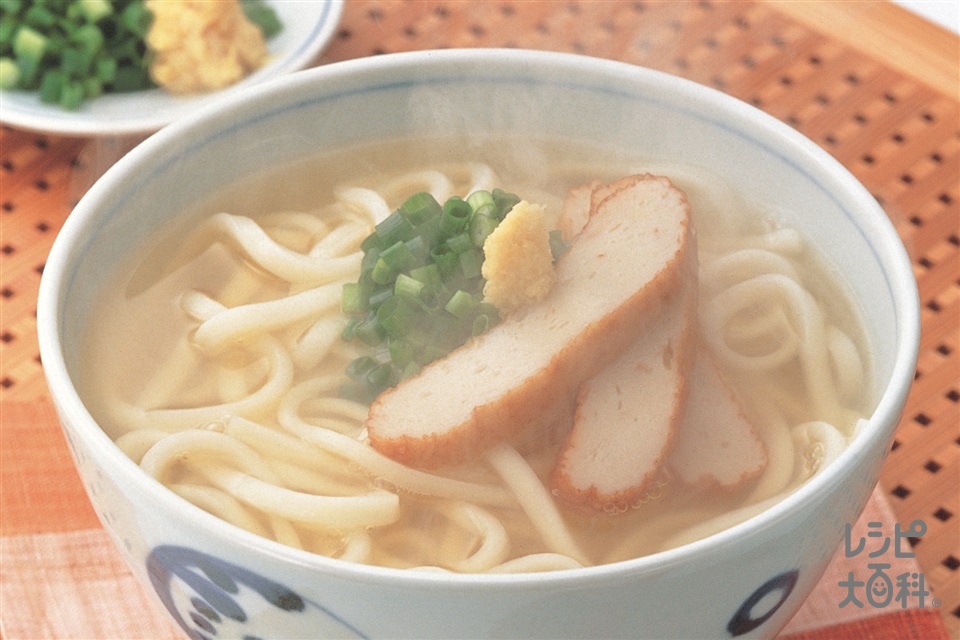 さつま揚げの讃岐うどん(冷凍讃岐うどん+さつま揚げを使ったレシピ)