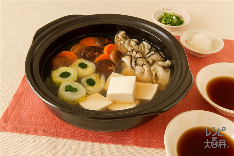 かき鍋(かき（むき身）+白菜を使ったレシピ)
