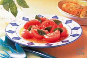 フレッシュトマトのオリーブオイルサラダ
