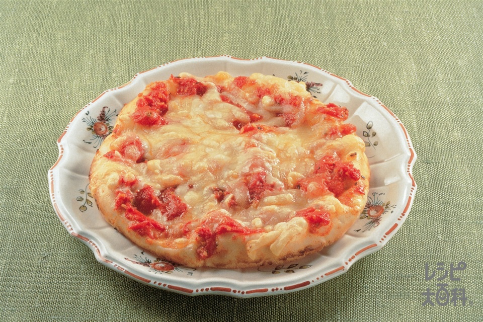 手作りピザ(薄力粉+ピザ用チーズを使ったレシピ)