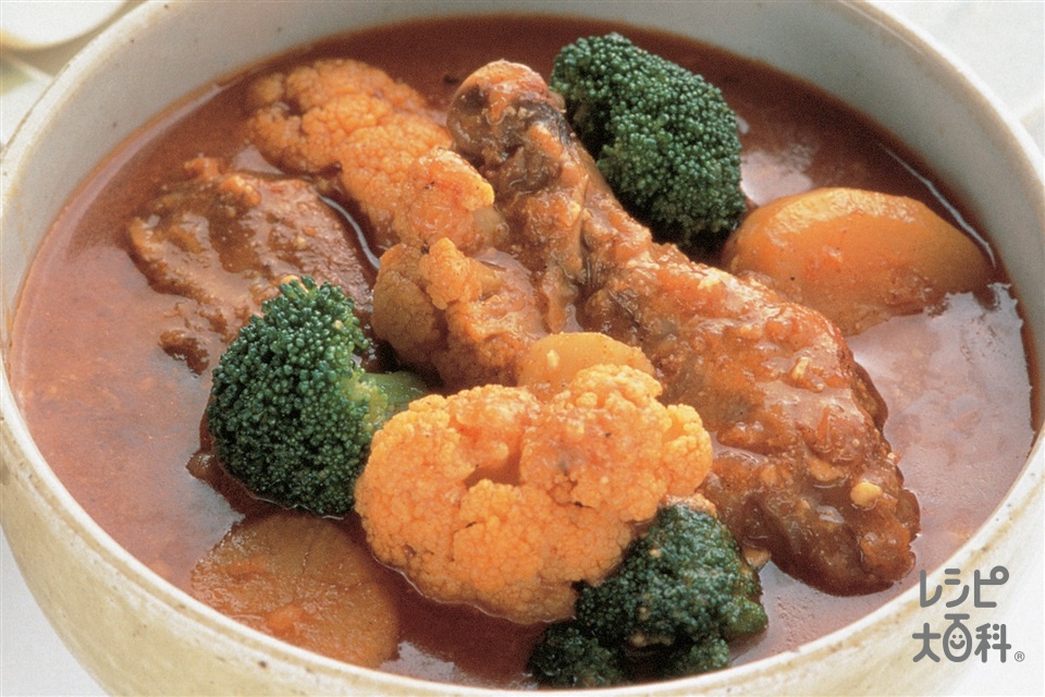 鶏肉と冬野菜のカレー(さつまいも+プレーンヨーグルトを使ったレシピ)