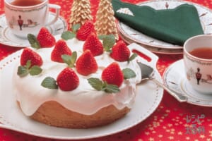 白雪いちごのショートケーキ