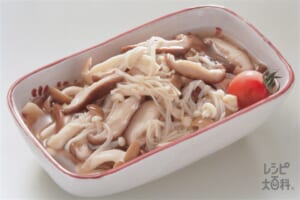 きのこのサワー漬け