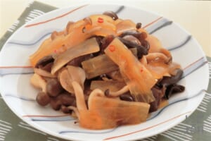 大根ときのこのきんぴら風