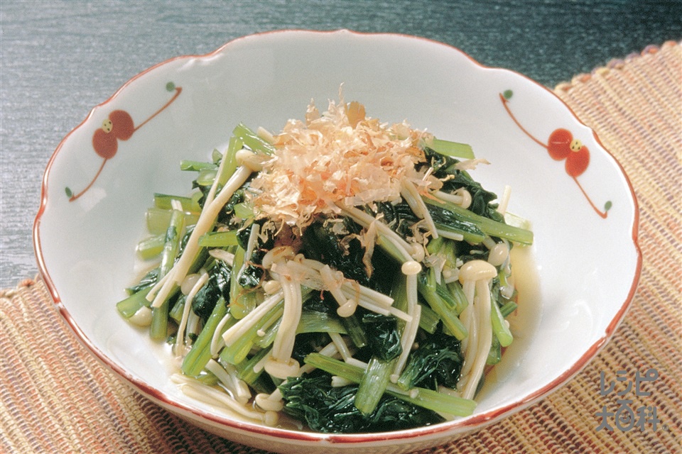 小松菜の煮びたしのレシピ 作り方 味の素パーク の料理 レシピサイト レシピ大百科 小松菜やえのきだけを使った料理 小松菜の煮びたしのレシピ 作り方 味の素パーク の料理 レシピサイト レシピ大百科 小松菜やえのきだけを使った料理