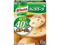 「クノール カップスープ」ポタージュ塩分40%カット