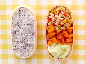 鶏そぼろ入り弁当