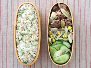 牛肉とねぎの香味蒸し弁当
