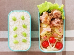 香味レンジから揚げ弁当