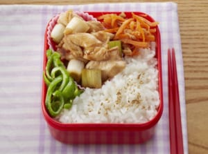 チキンの照り煮弁当