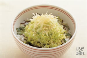 あっさりキャベツ丼