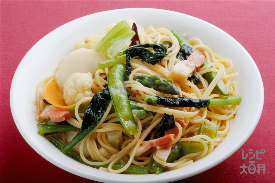 いろいろ野菜のパスタ