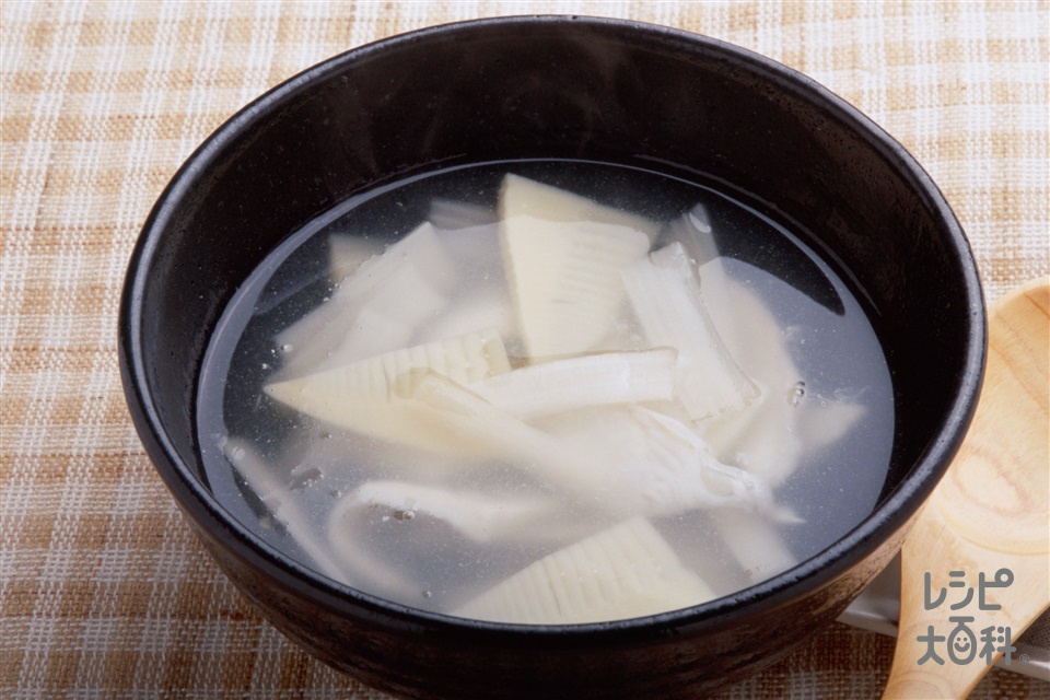 うどとたけのこと白身魚のスープ(ゆでたけのこ+白身魚（たい　など）を使ったレシピ)