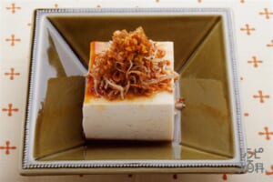 豆腐のカリカリトッピング