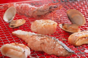 魚介の塩焼き