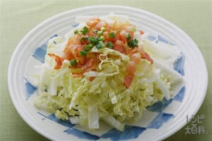 白菜とベーコンのサラダ