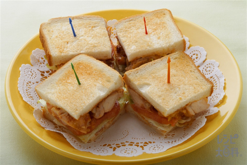 チャイニーズサンドイッチのレシピ 作り方 レシピ大百科 レシピ 料理 味の素パーク 食パン8枚切りや鶏もも肉を使った料理 チャイニーズサンドイッチのレシピ 作り方 レシピ大百科 レシピ 料理 味の素パーク 食パン8枚切りや鶏もも肉を使った料理