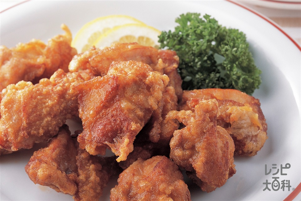 鶏のから揚げ(鶏もも肉+レモンを使ったレシピ)