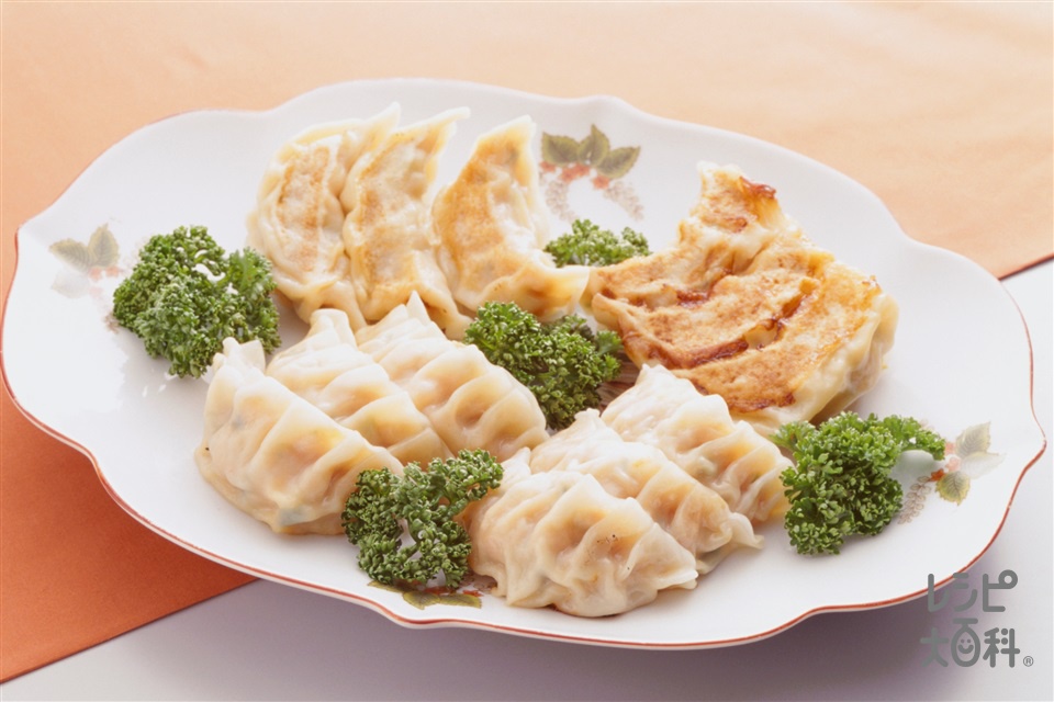 ギョーザ(白菜+餃子の皮を使ったレシピ)