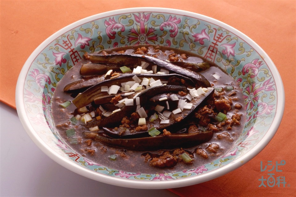 麻婆茄子(なす+豚ひき肉を使ったレシピ)