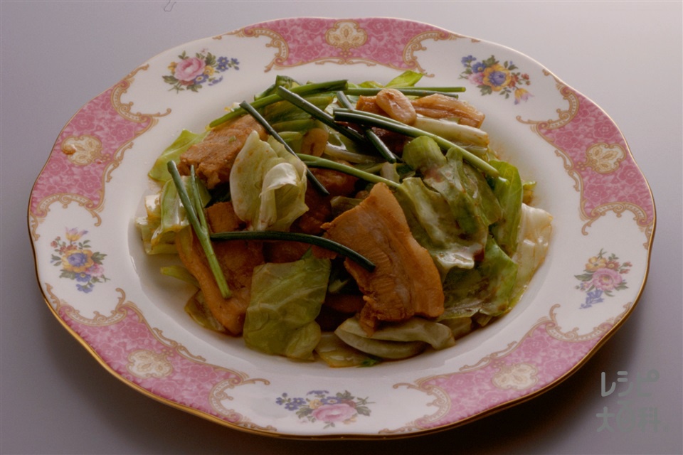 回鍋肉(豚バラ肉+キャベツを使ったレシピ)