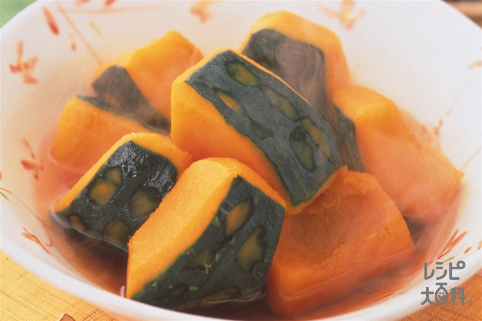 かぼちゃの煮物(かぼちゃ+砂糖を使ったレシピ)