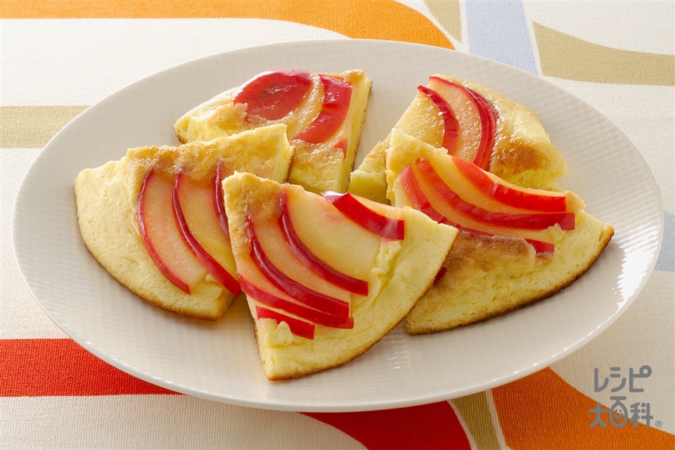 りんごパンケーキ(りんご+牛乳を使ったレシピ)