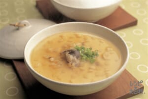 ひき肉入り茶碗蒸し　しょうがあん