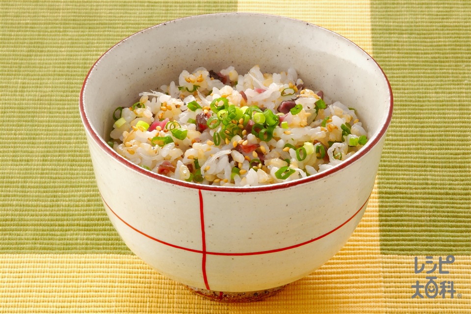 玄米入り混ぜご飯(発芽玄米+米を使ったレシピ)