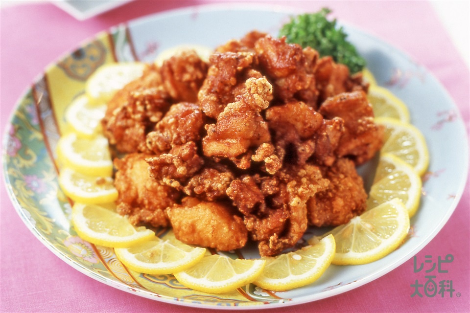 中華風鶏のから揚げのレシピ 作り方 味の素パーク の料理 レシピサイト レシピ大百科 鶏もも肉やレモンを使った料理