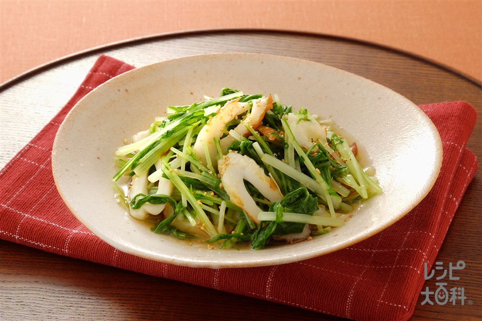 水菜とちくわのサッと煮