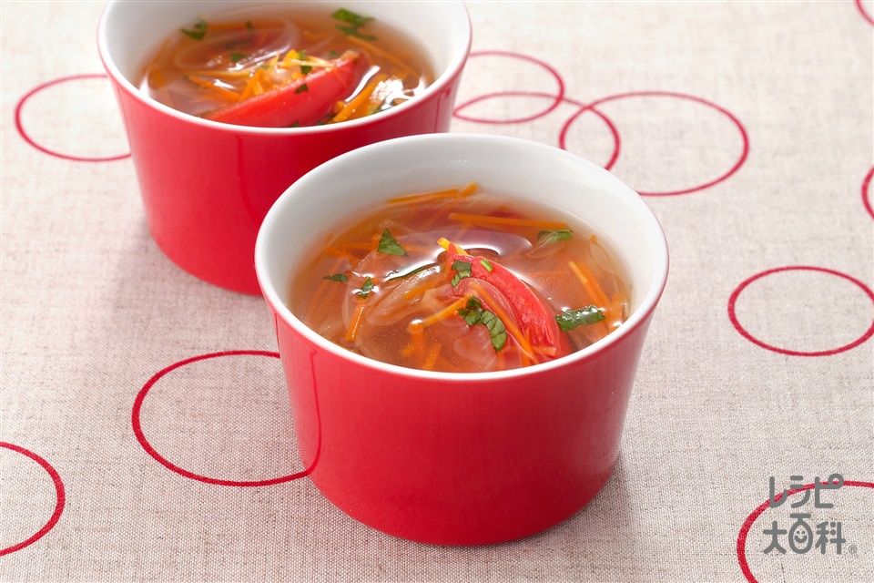 トマトのベジタブルスープ