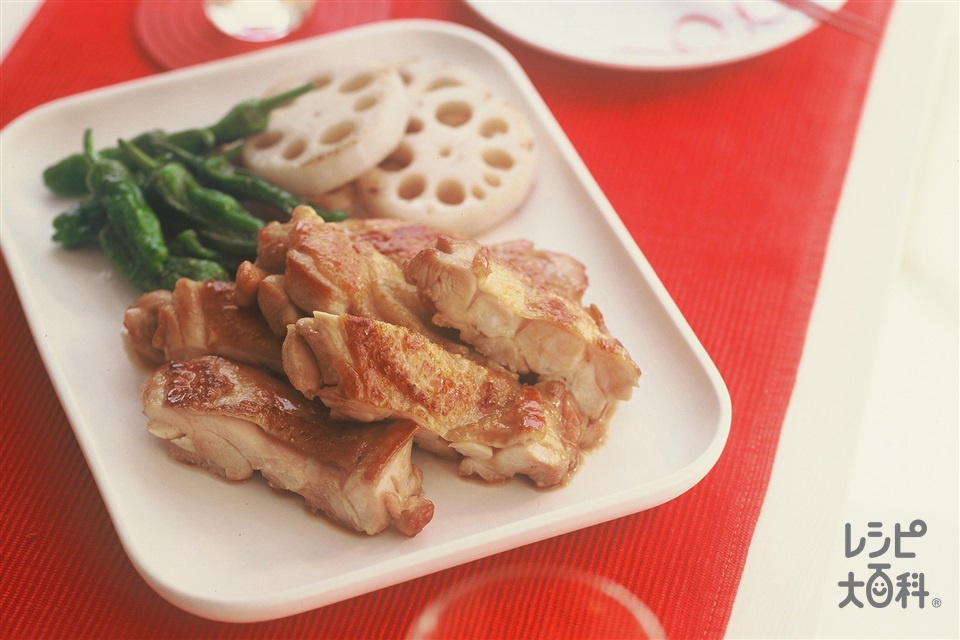 鶏肉の甘辛照り焼き(鶏もも肉+れんこんを使ったレシピ)