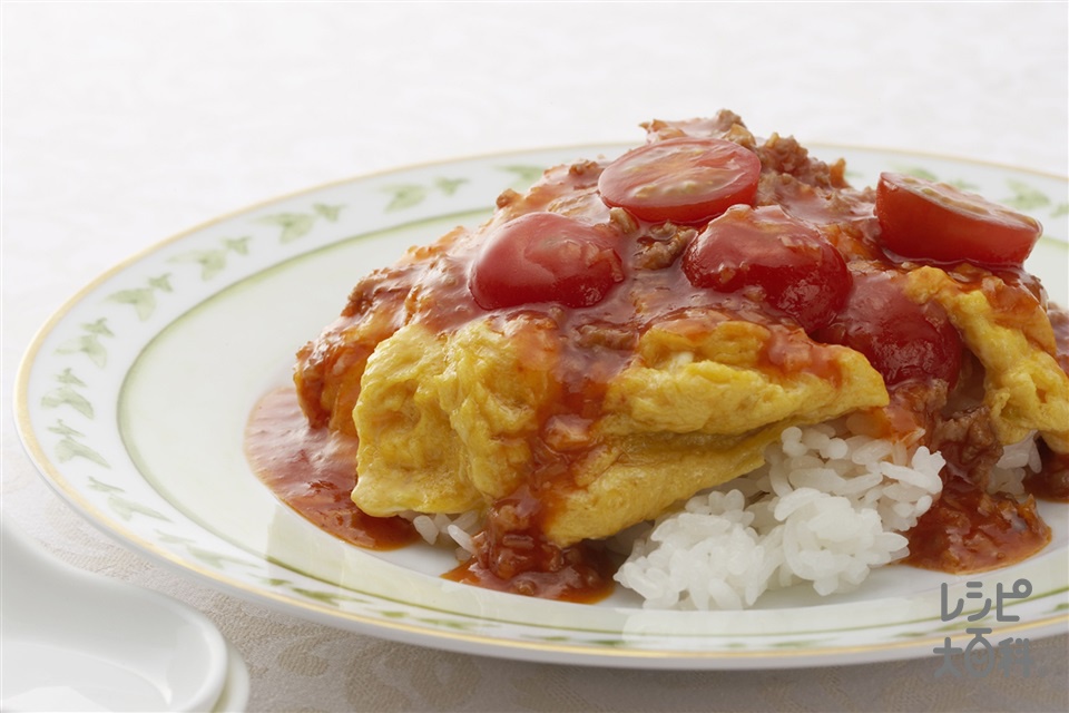 乾焼炒蛋飯（ふわふわ卵のチリソースご飯）